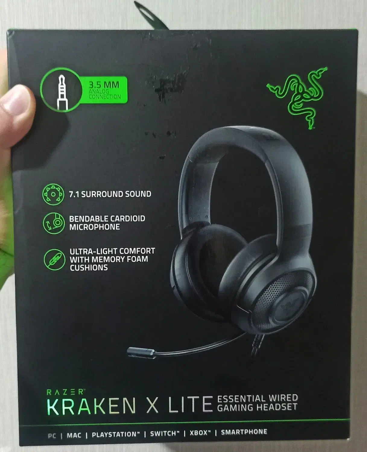هدست ریزر kraken x lite|قطعات و لوازم جانبی رایانه|تهران, استخر|دیوار