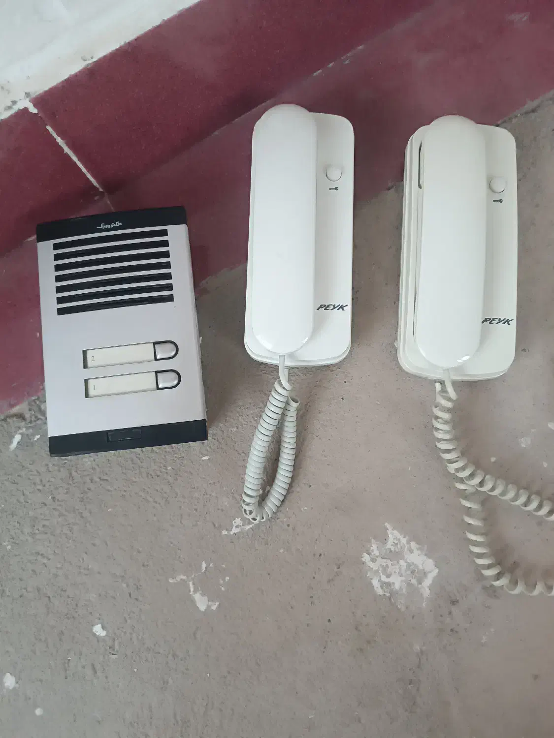 آیفون منزل|صوتی و تصویری|میانه, |دیوار