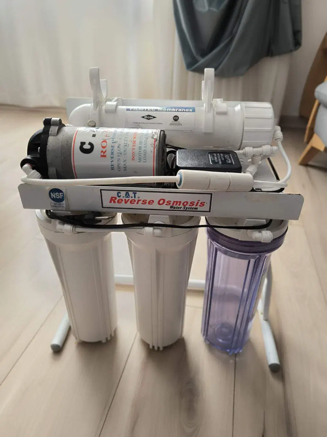 دستگاه تصفیه آب cck 6 مرحله ای اصل تایوان|آبسردکن و تصفیه آب|صدرا-فارس, فاز ۱|دیوار