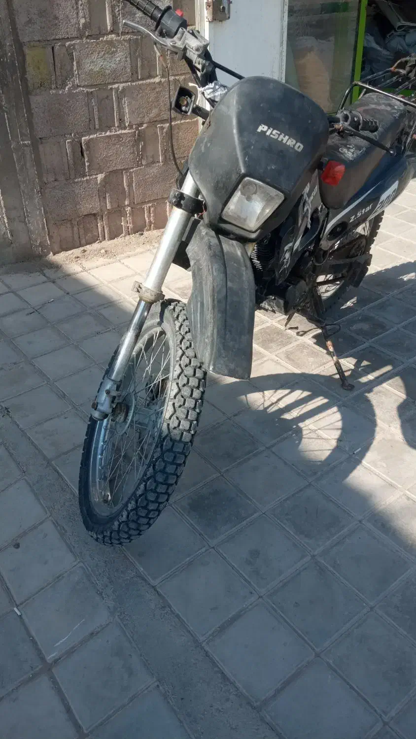 موتورتریلپیشروگلد200مدل91|موتورسیکلت|کاکی, |دیوار