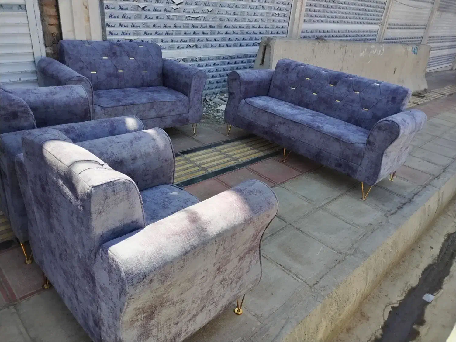 مبل مکعبی 7نفره|مبلمان خانگی و میز عسلی|بیرجند, |دیوار