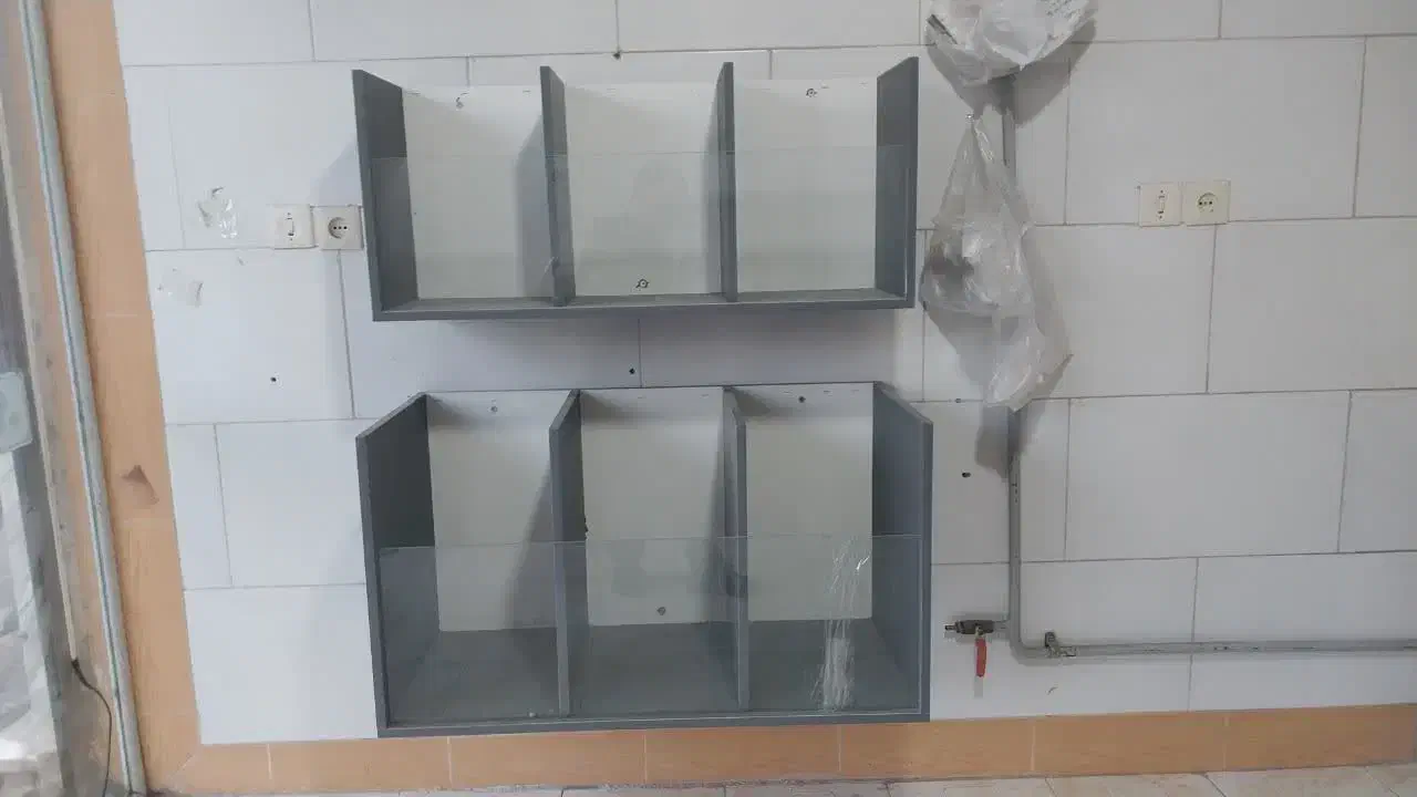 قفسه|کتابخانه، شلف، قفسههای دیواری|رباطکریم, انجم آباد|دیوار