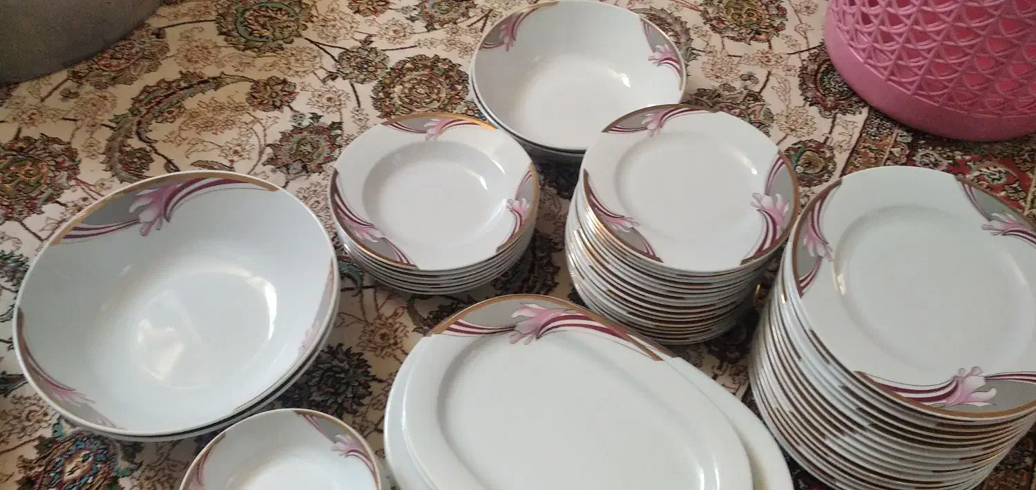 تعدادی ظروف چینی دو دیس ارکوپال|ظروف سرو و پذیرایی|اصفهان, کنگاز|دیوار