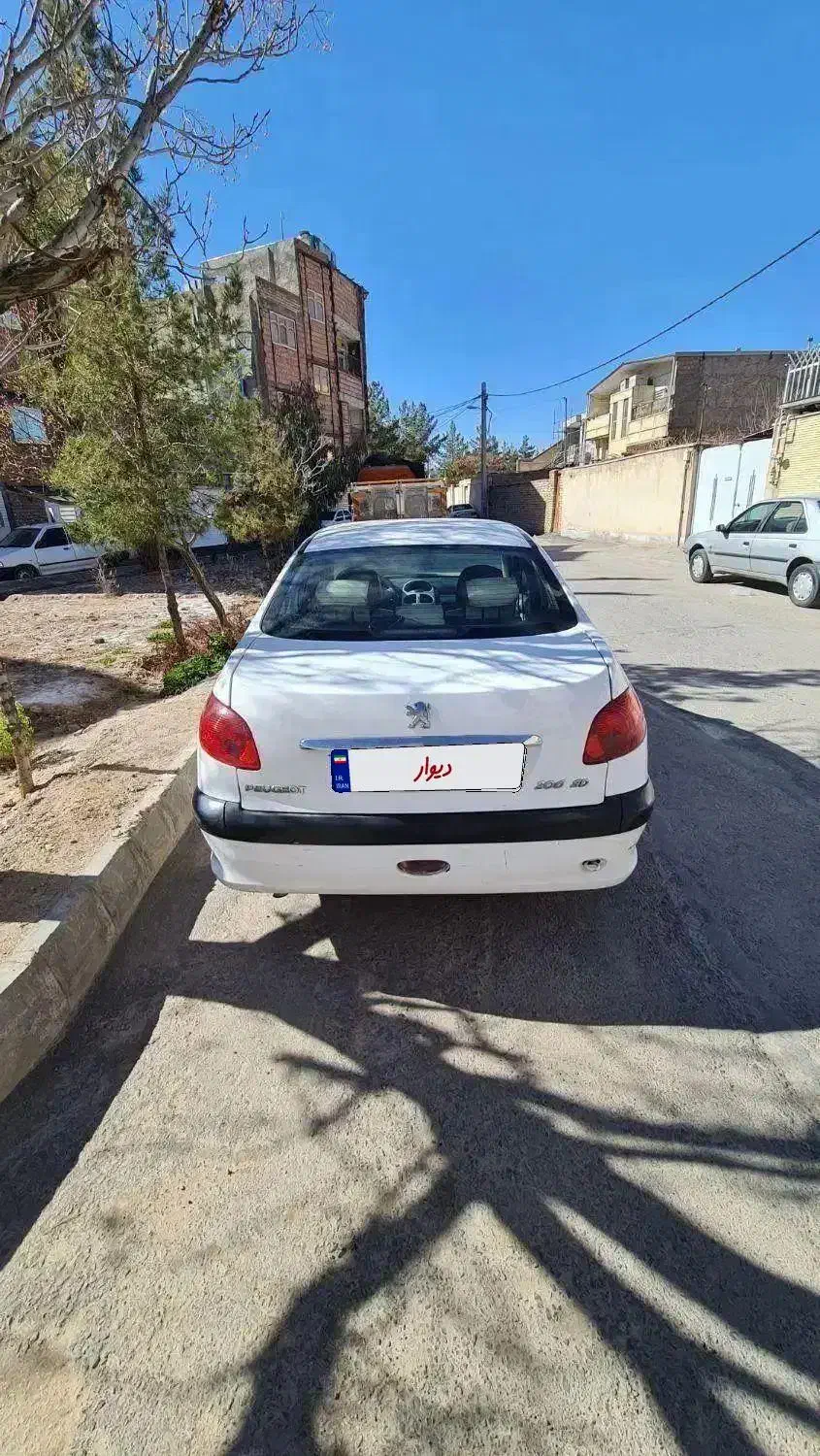 پژو ۲۰۶ Sd V8|خودرو سواری و وانت|کرمان, |دیوار