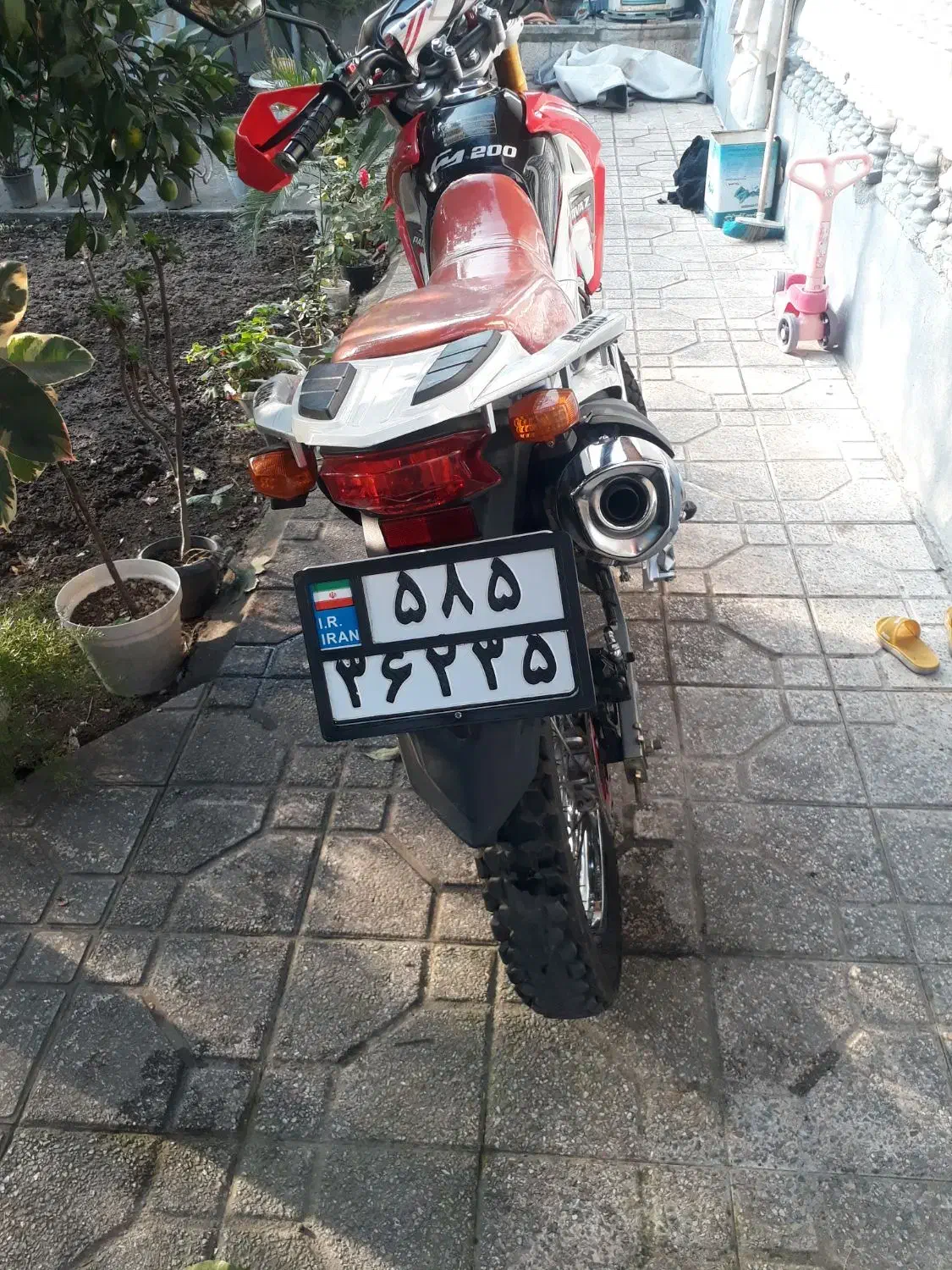 موتور تریل پرواز ۲۰۰ ،کم کار کرده،مدل ۱۴۰۰|موتورسیکلت|رودسر, |دیوار
