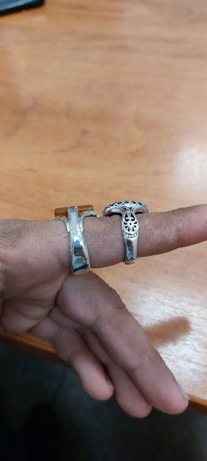 دو عدد انگشتر نقره|جواهرات|بندرعباس, |دیوار