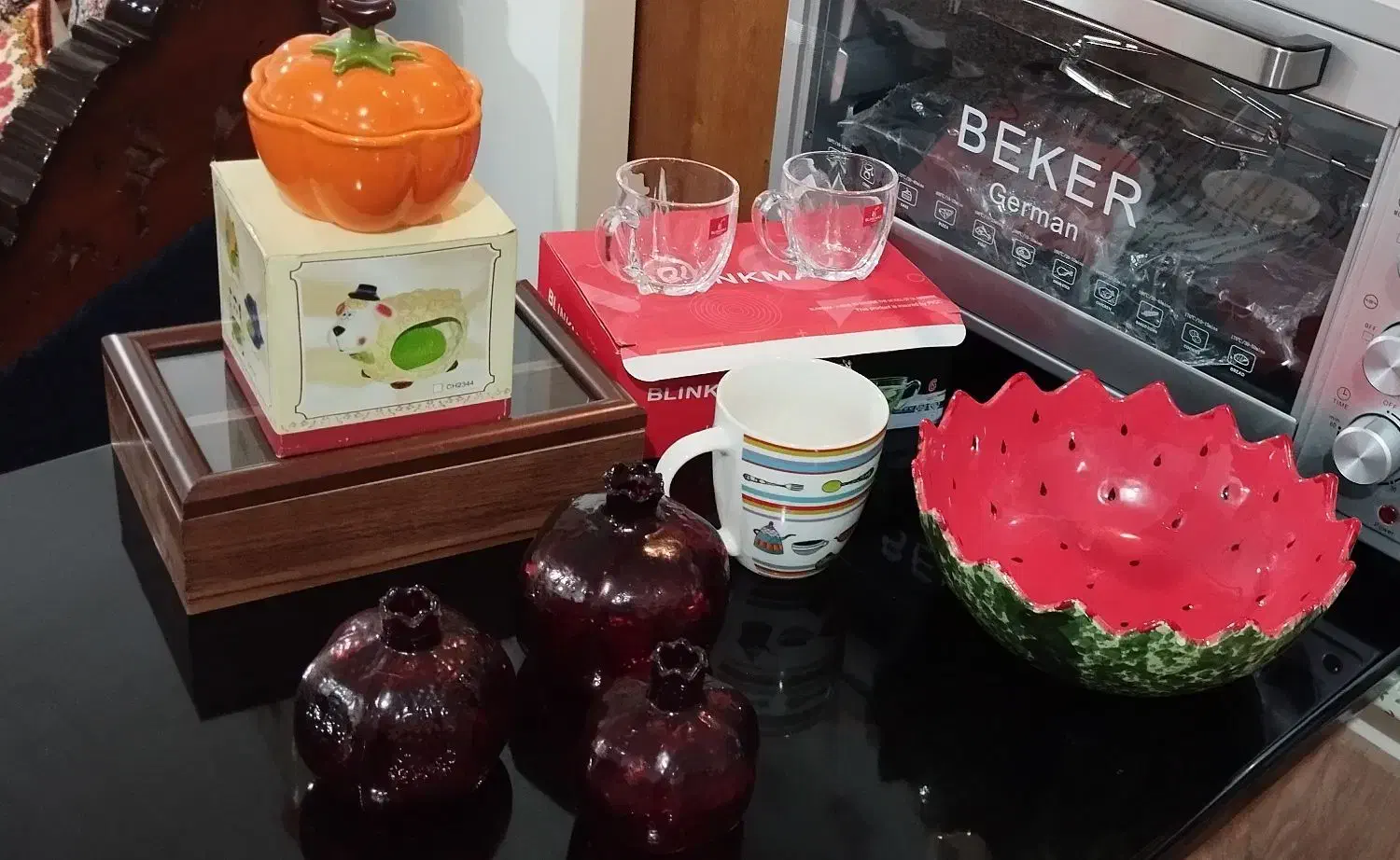 ظروف دکوری صفر یکجا|ظروف سرو و پذیرایی|جیرفت, |دیوار