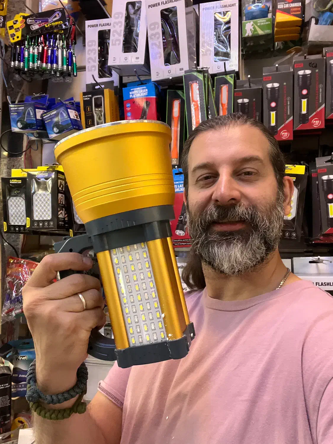 چراغ قوه شارژی لنترنی دستی نگهبانی smallsun s055|کوهنوردی و کمپینگ|تهران, لاله زار|دیوار