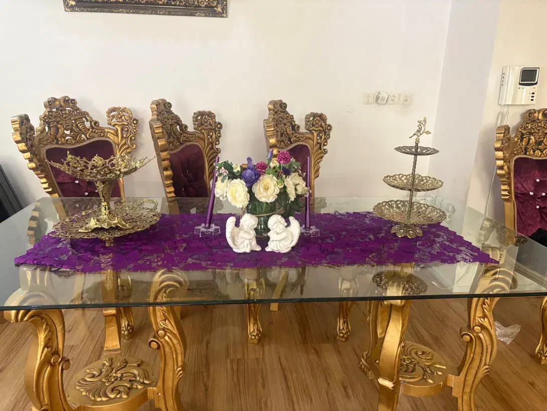 سرویس مبل ۹نفره و سرویس غذاخوری۸نفره|مبلمان خانگی و میز عسلی|خوی, |دیوار