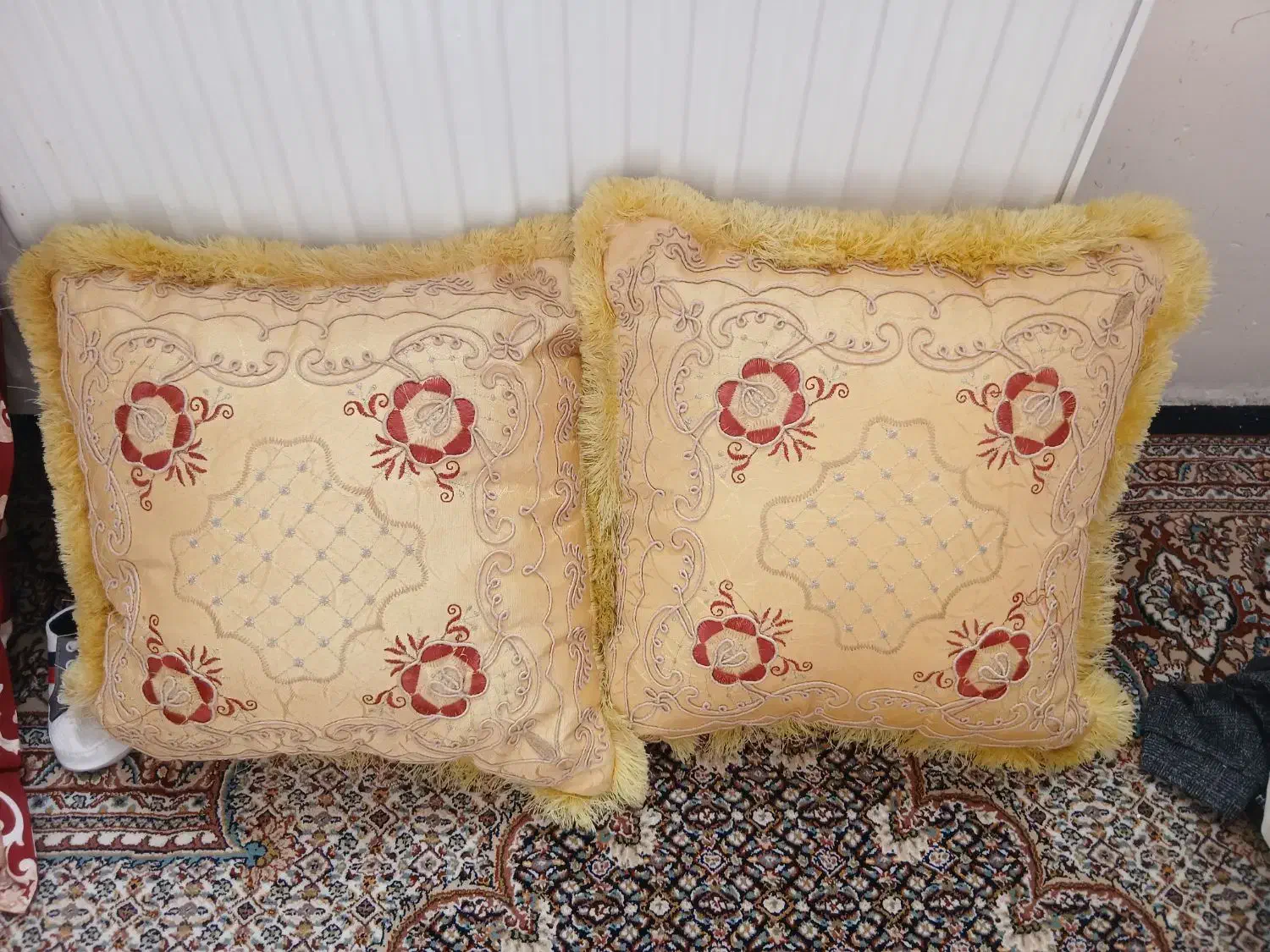 کوسن مبل و لحاف کرسی۶نفره|رختخواب، بالش، پتو|محمدیه-قزوین, |دیوار