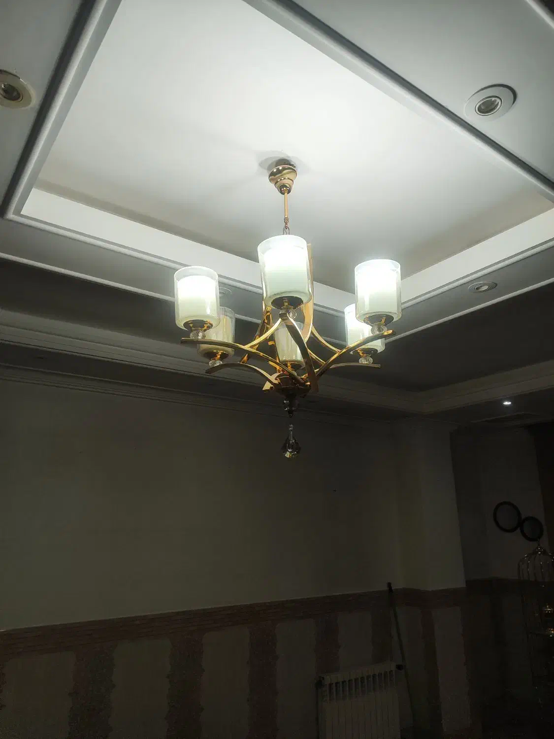 لوستر 6شاخه درحد نو|لوستر و چراغ آویز|نسیمشهر, |دیوار