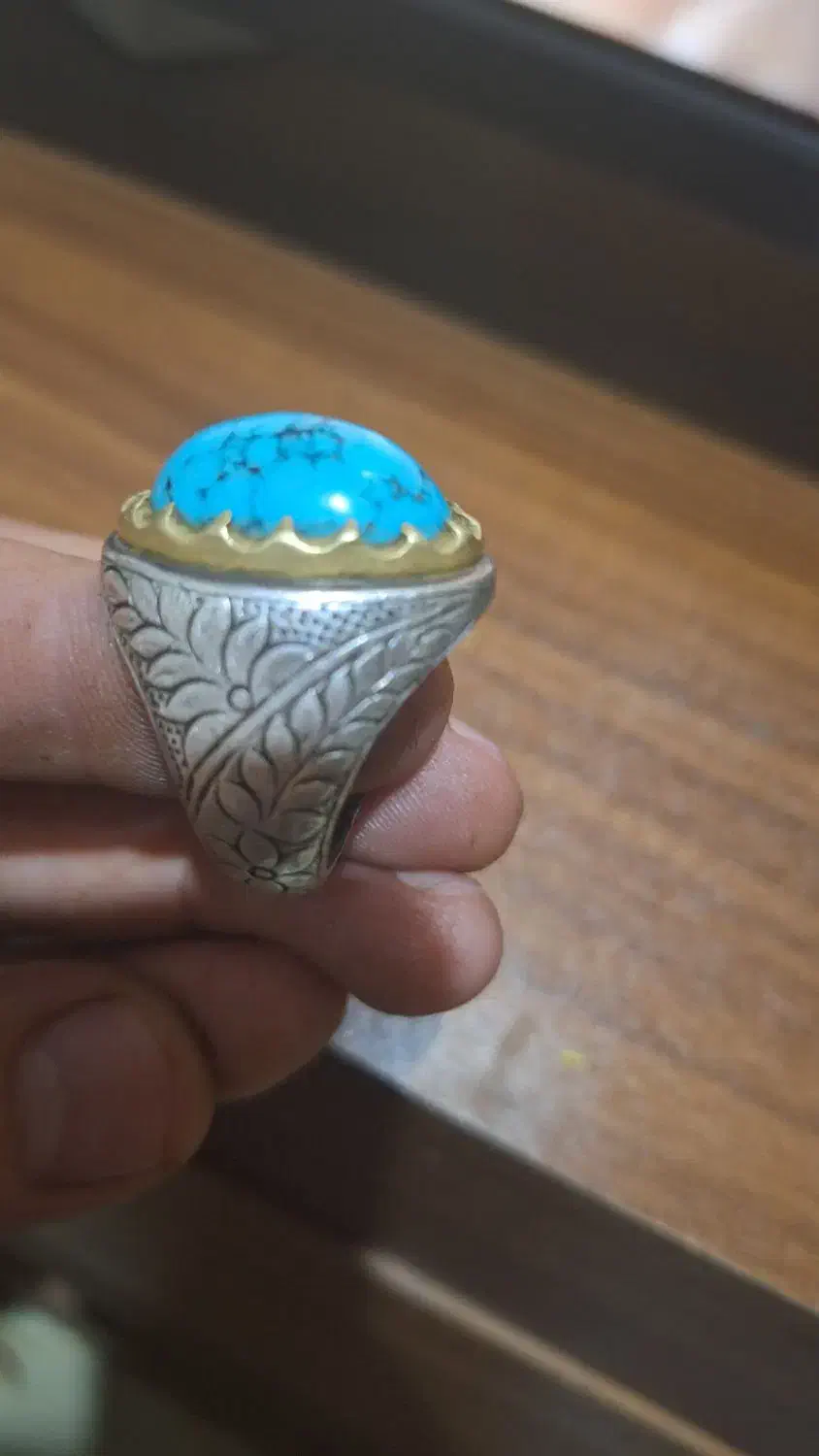 انگشتر فیروزه،  سلیمانی|جواهرات|سلمان‌شهر, |دیوار