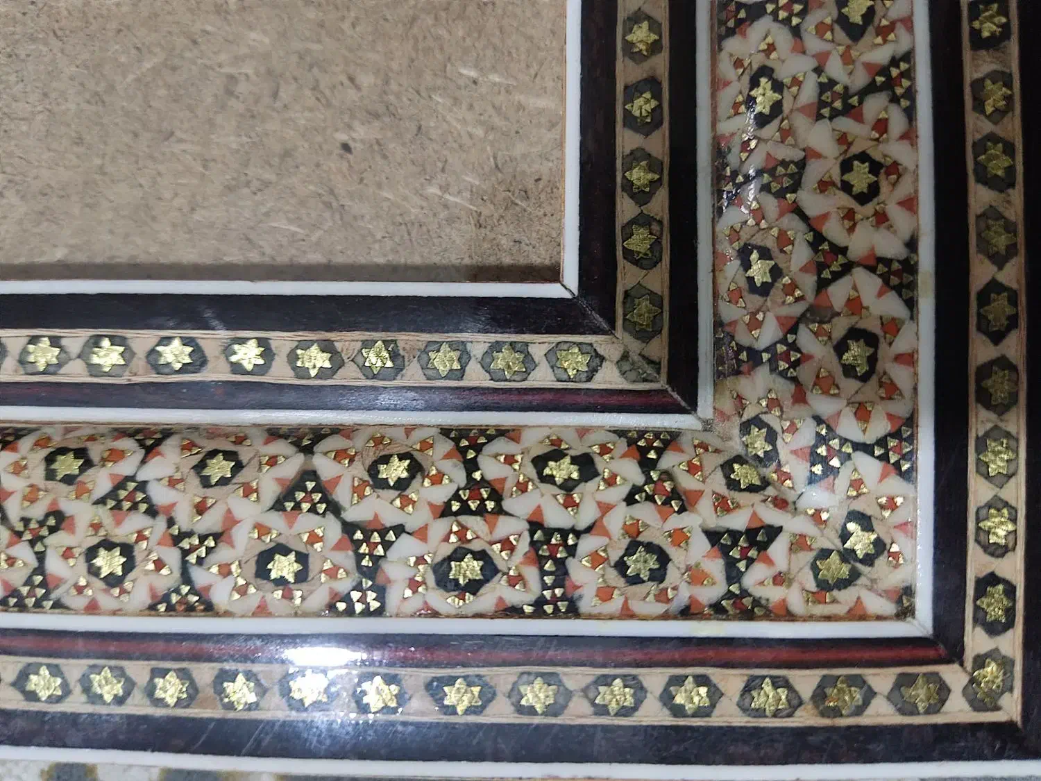 قاب عکس خاتم کاری|تابلو، نقاشی، عکس|رباط‌کریم, رباط‌کریم|دیوار