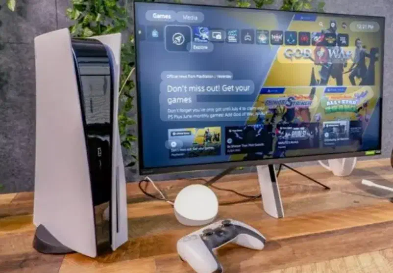 ps5اسلیم 1ترا تک دسته 2بار روشن شده|کنسول، بازی ویدئویی و آنلاین|بندر ماهشهر, |دیوار