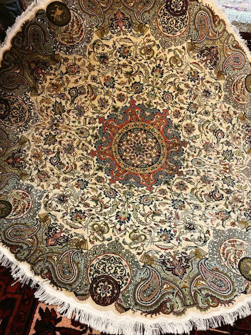 ۳/۵متری گردتبریز۵۰رج آنتیک(فرش خیام)|فرش|کرج, کوی امامیه|دیوار