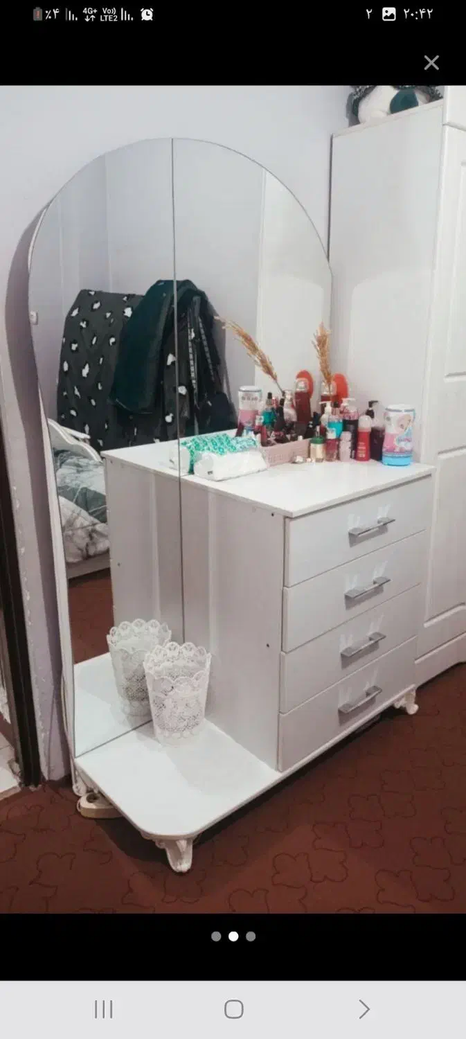 دراور سفید|جاکفشی، کمد، دراور|گرگان, |دیوار