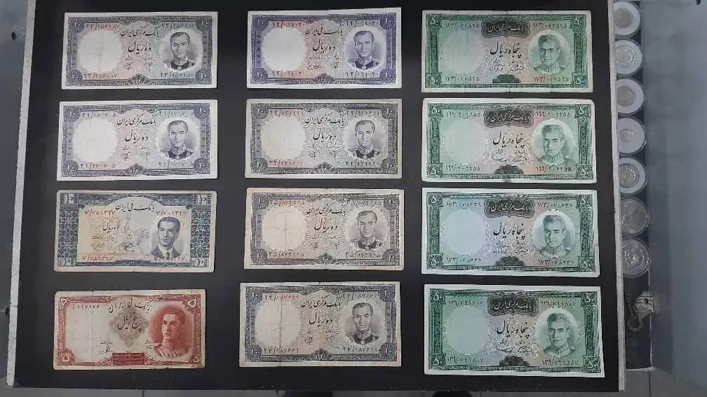 فروش پول زمان شاه|کلکسیون سکه، تمبر، اسکناس|سقز, |دیوار