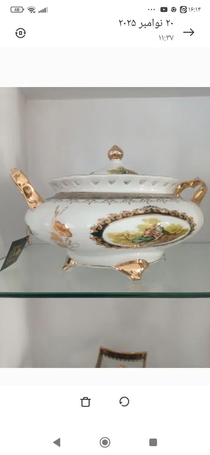 ظروف چینی خارجی|کلکسیون اشیاء عتیقه|ملک‌آباد, |دیوار