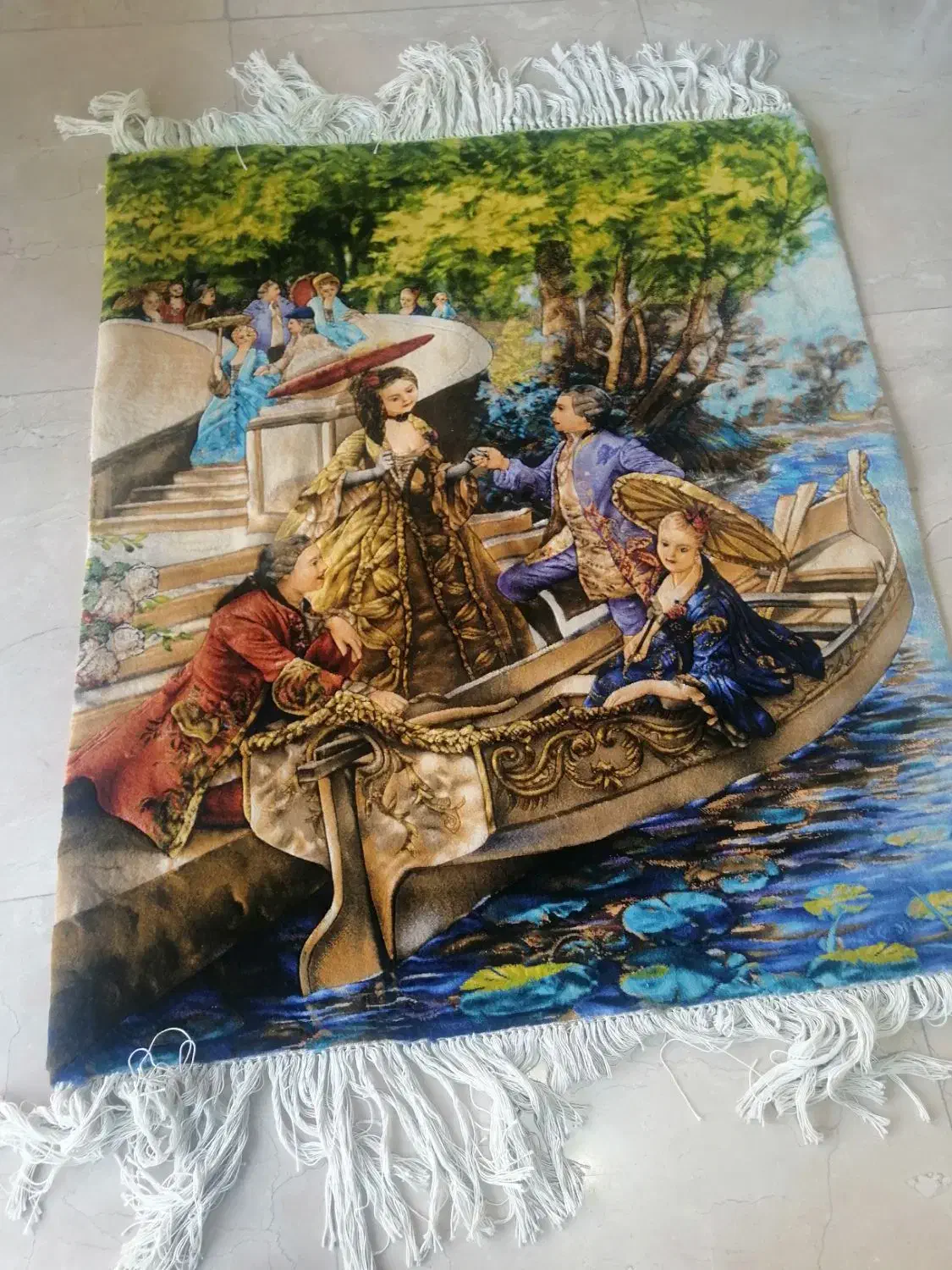 تابلوفرش دستبافت تبریز|تابلو فرش|قم, بنیاد|دیوار