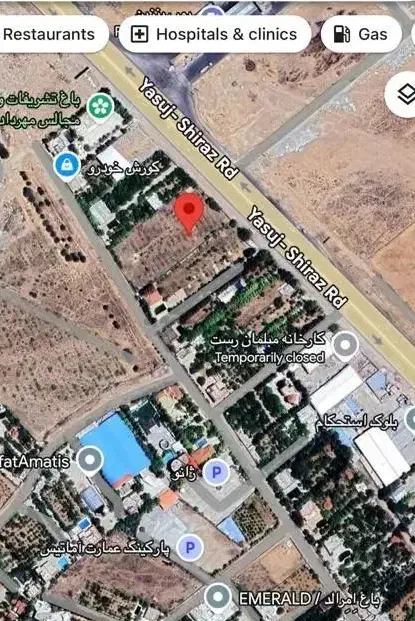 فروش زمین سند داربکرشش دانک|فروش زمین و ملک کلنگی|شیراز, شهرک قمشه|دیوار