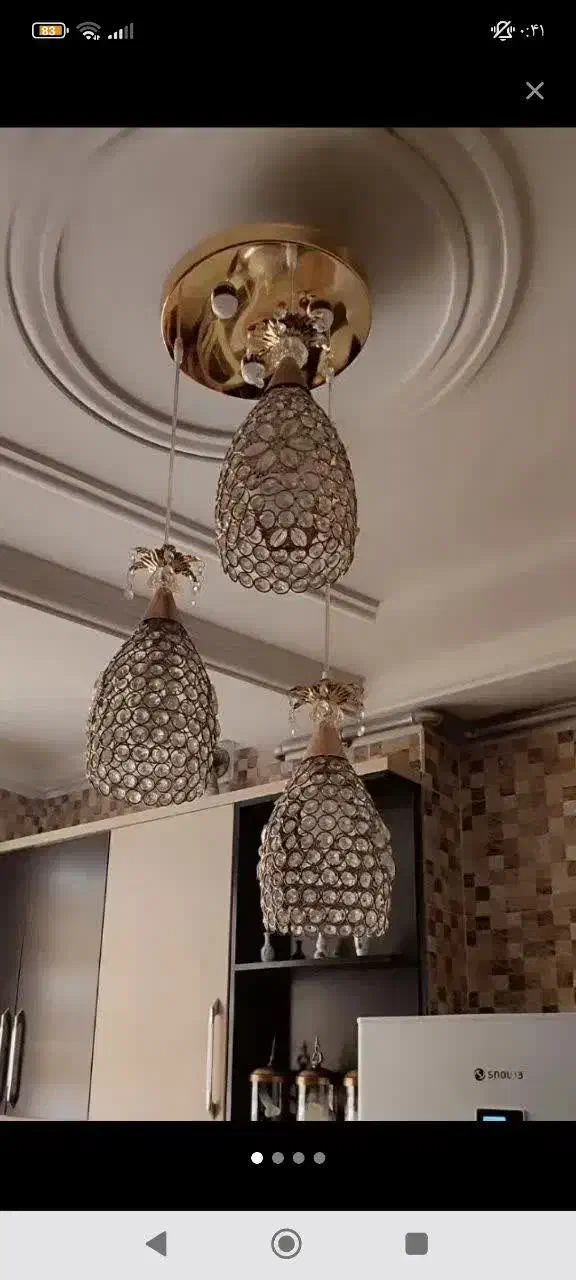 لوستر|لوستر و چراغ آویز|شاهرود, |دیوار