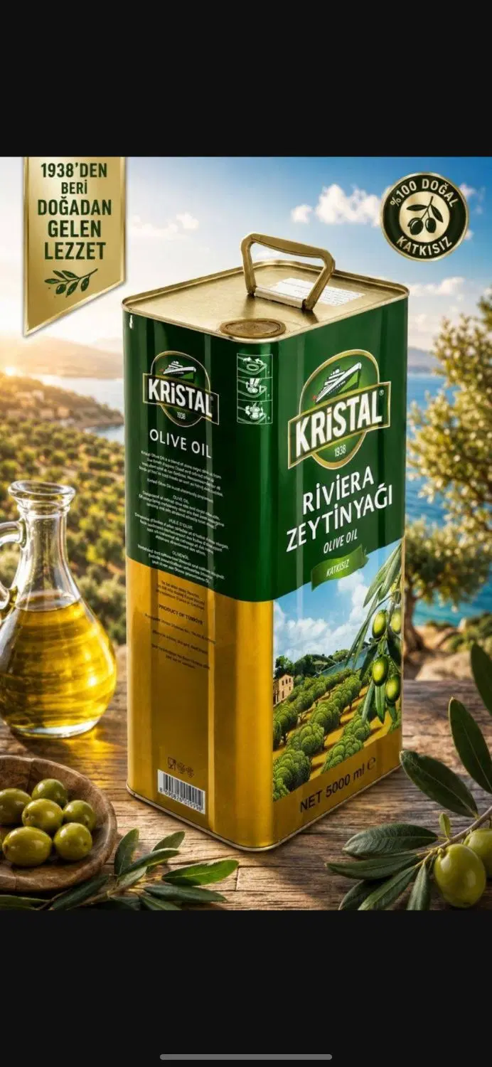روغن زیتون ترکیه ای برند معروف کریستال|خوردنی و آشامیدنی|تهران, فتح|دیوار
