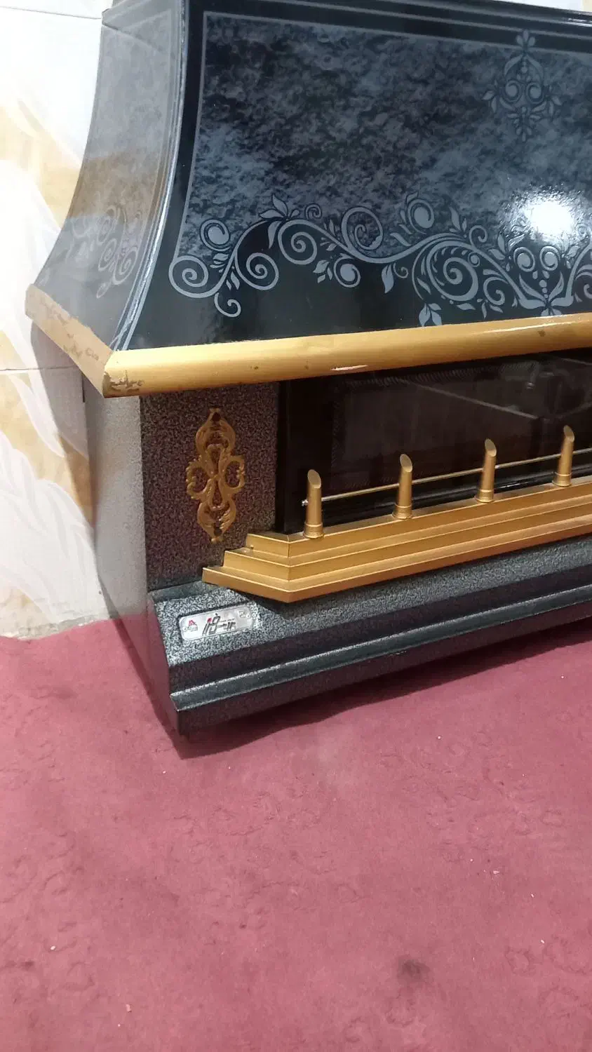 بخاری گازی شومینه کاملا سالم|بخاری، هیتر، شومینه|تبریز, |دیوار