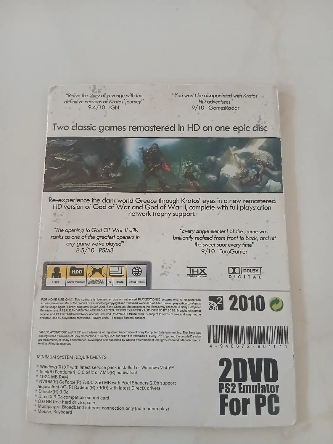 بازی کامپیوتری God of War ll اورجینال|کنسول، بازی ویدئویی و آنلاین|نور, |دیوار