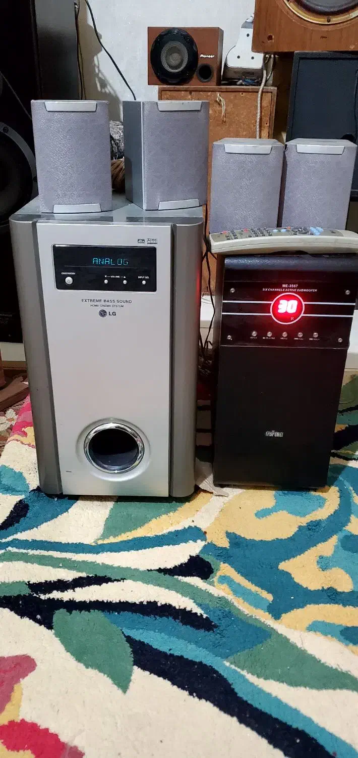 ساب اکتیو الجی و‌ مارشال|سیستم صوتی خانگی|اندیشه, شهرک المهدی|دیوار