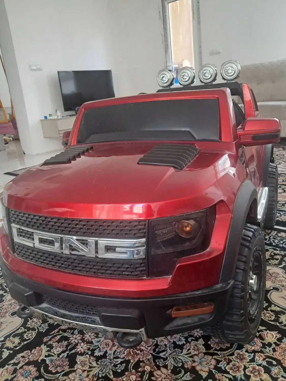 ماشین شارژی لانگ|اسباب‌بازی بچه|تاکستان, |دیوار