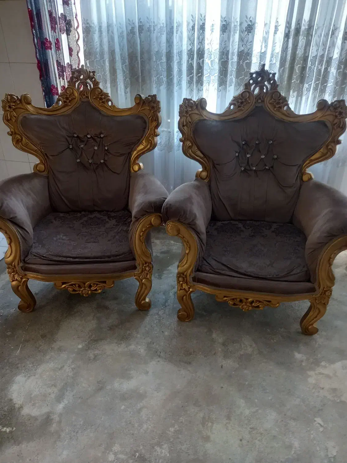 مبل سلطنتی|مبلمان خانگی و میز عسلی|محمدشهر, علی آباد گونه|دیوار