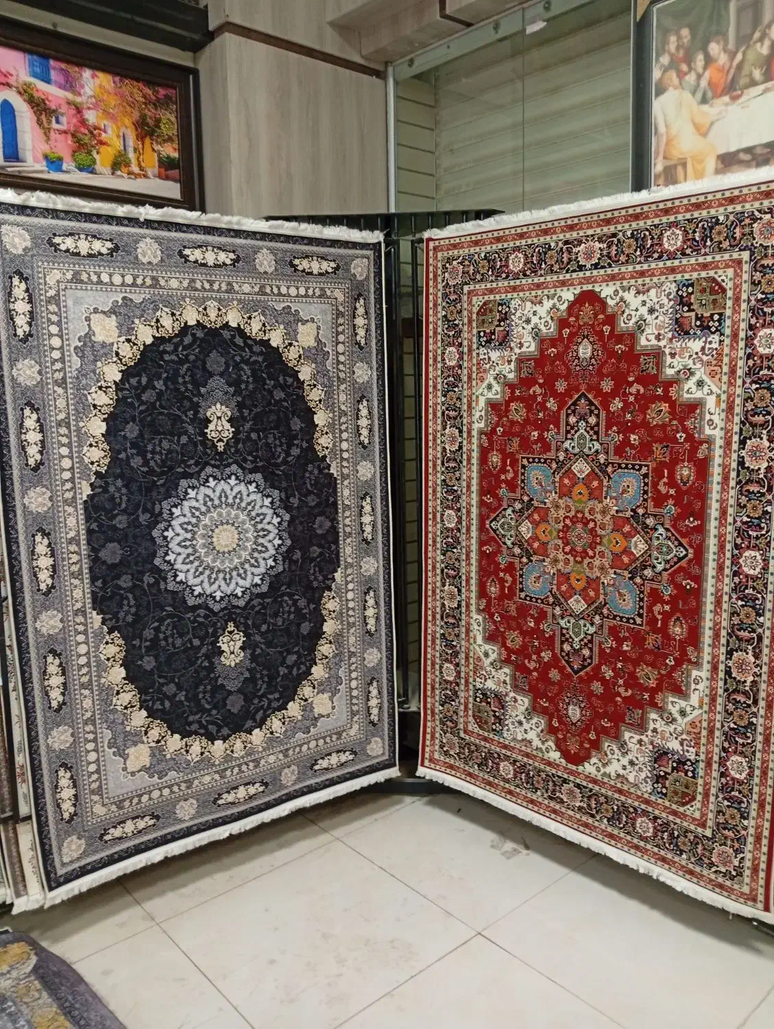 فرشینه|گلیم، جاجیم، گبه|آران و بیدگل, |دیوار