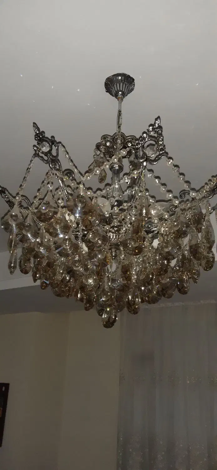 لوستر برنز|لوستر و چراغ آویز|کرج, دهقان ویلا|دیوار