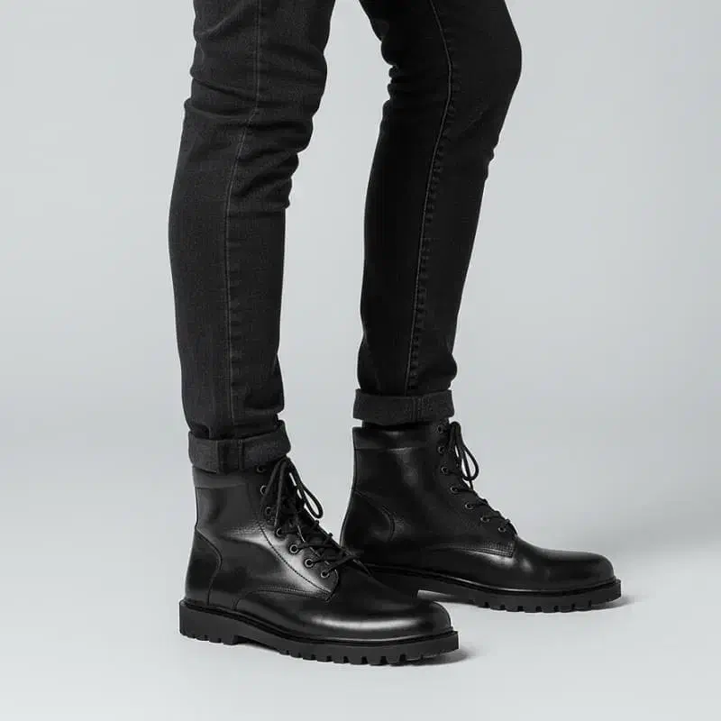 نیم بوت مردانه زیپی مدل Bershka -مشکی|کیف، کفش، کمربند|رشت, لاکان|دیوار