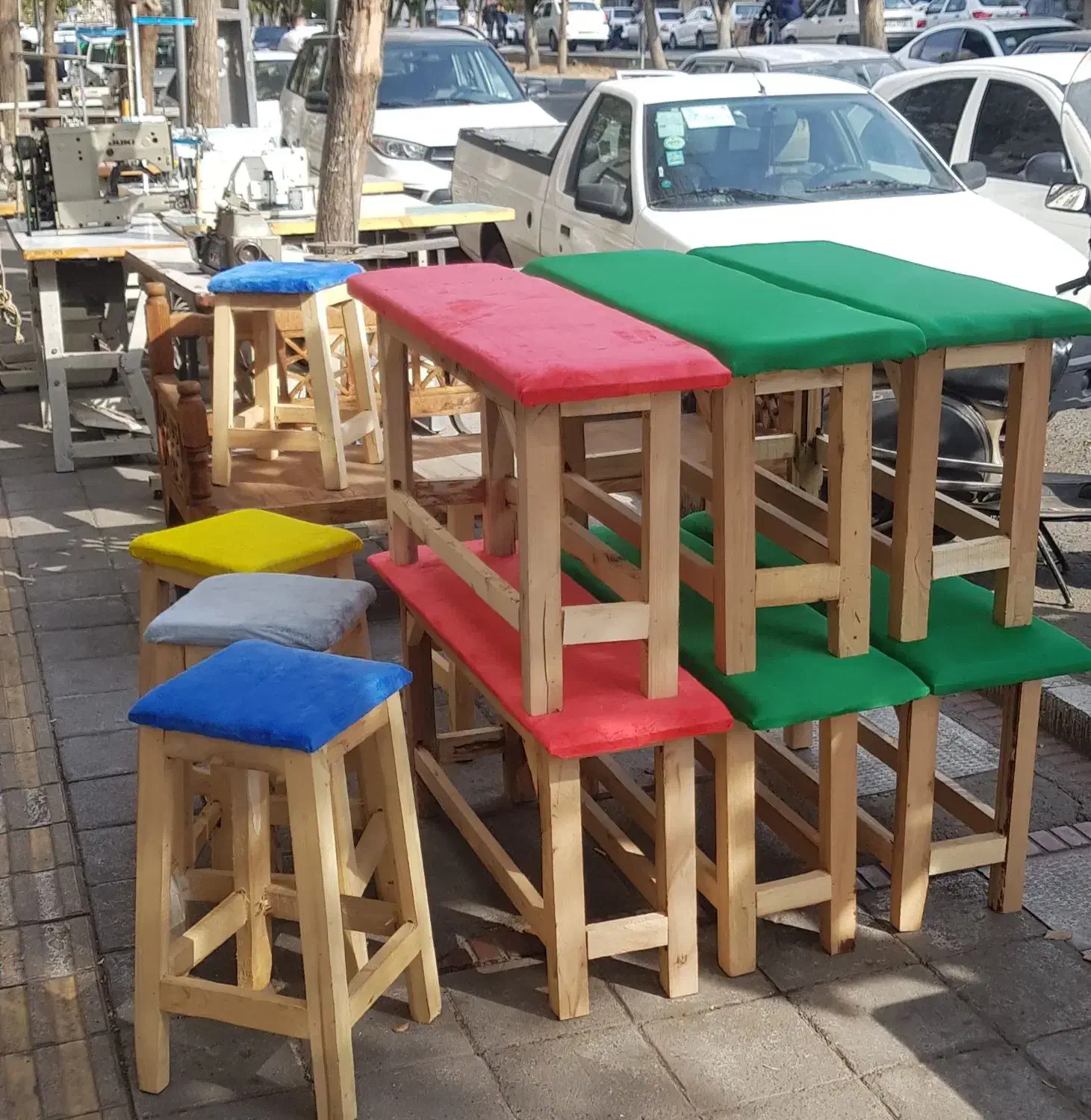 نیمکت چرخ خیاطی|لوازم خیاطی و بافتنی|کرج, شهر صنعتی|دیوار