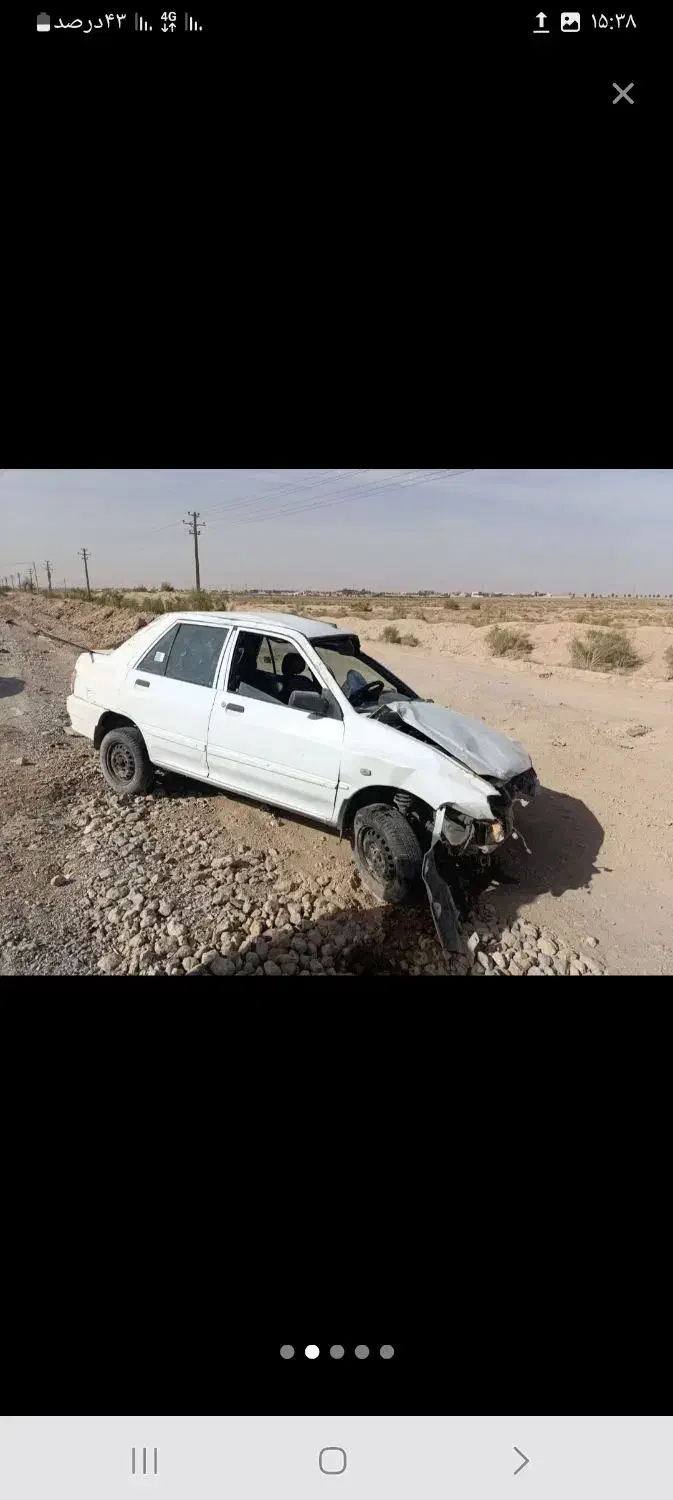 معاوضه ماشین تصادفی شمابا پول نقد|خودرو سواری و وانت|کرمان, |دیوار