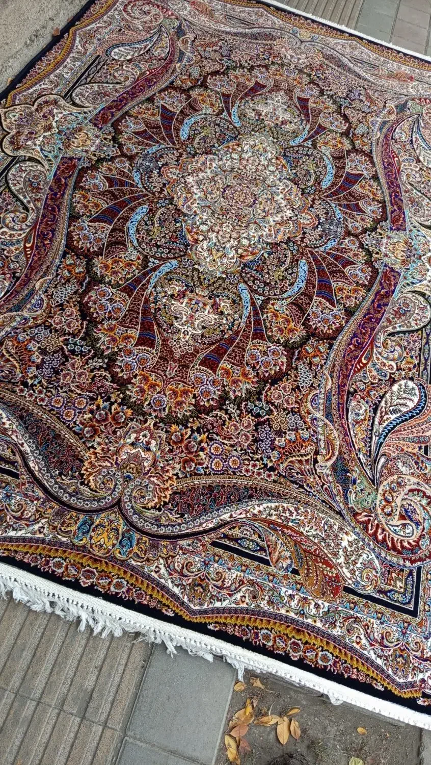 دوعددفرش۶متری|فرش|خلخال, |دیوار