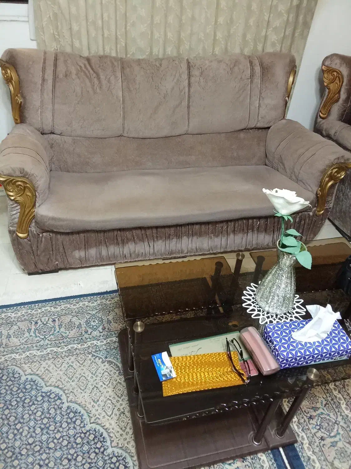 مبل۷ نفره|مبلمان خانگی و میز عسلی|کوچصفهان, |دیوار