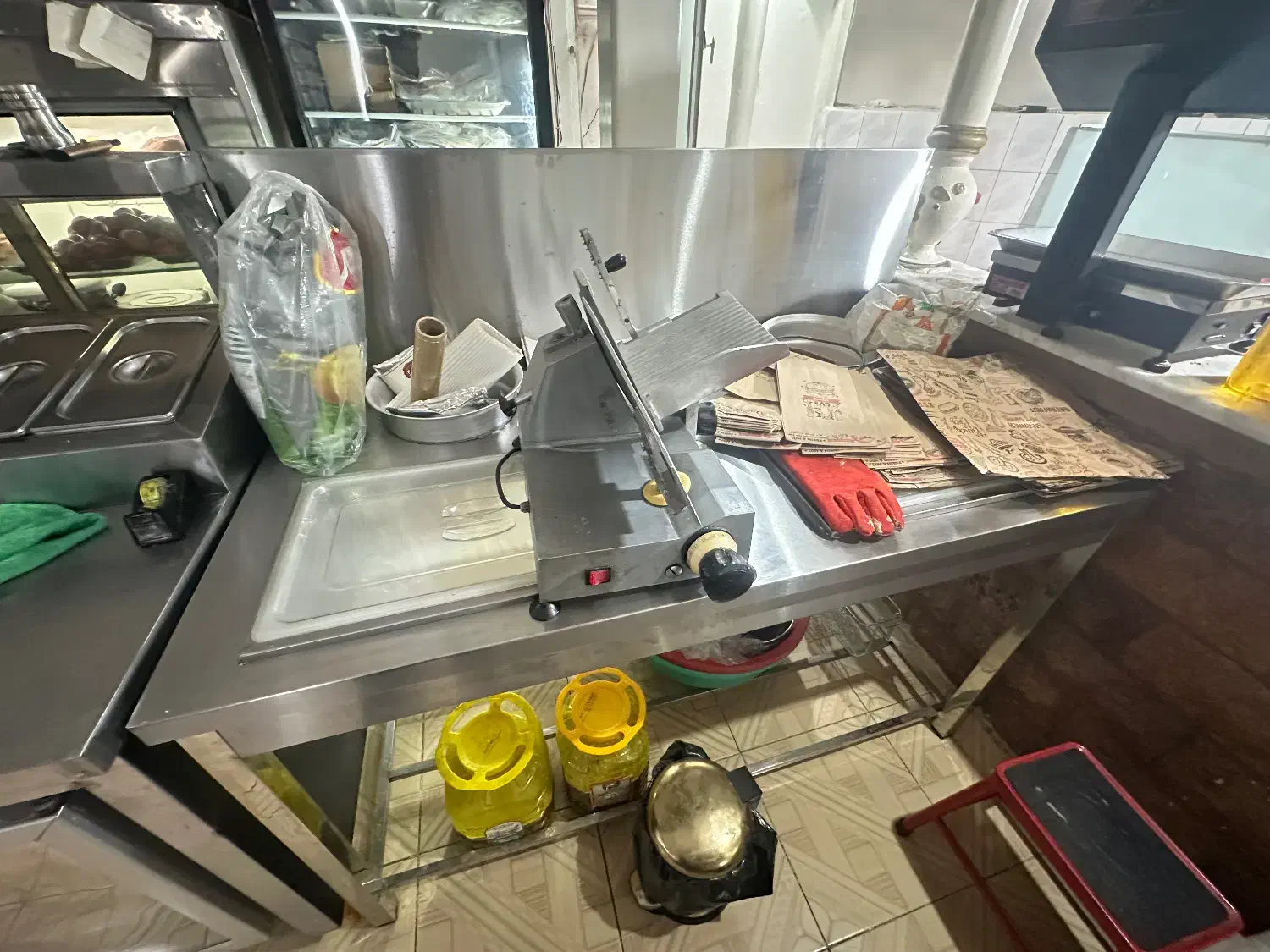 خط سوخاری کامل + ترازو حافظه دار پندار|کافی‌شاپ و رستوران|تهران, خانی آباد نو شمالی|دیوار