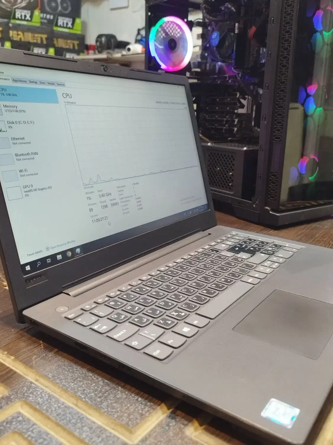 ۲عدد لپتاپ لنوو lenovo  نسل ۱۰ و ۷ تمیز و کم‌کار|رایانه همراه|تهران, تهرانسر شمالی|دیوار