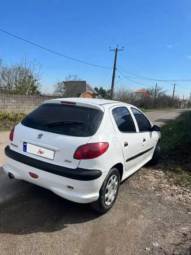 ۲۰۶مدل۹۰|خودرو سواری و وانت|رشت, حمیدیان|دیوار