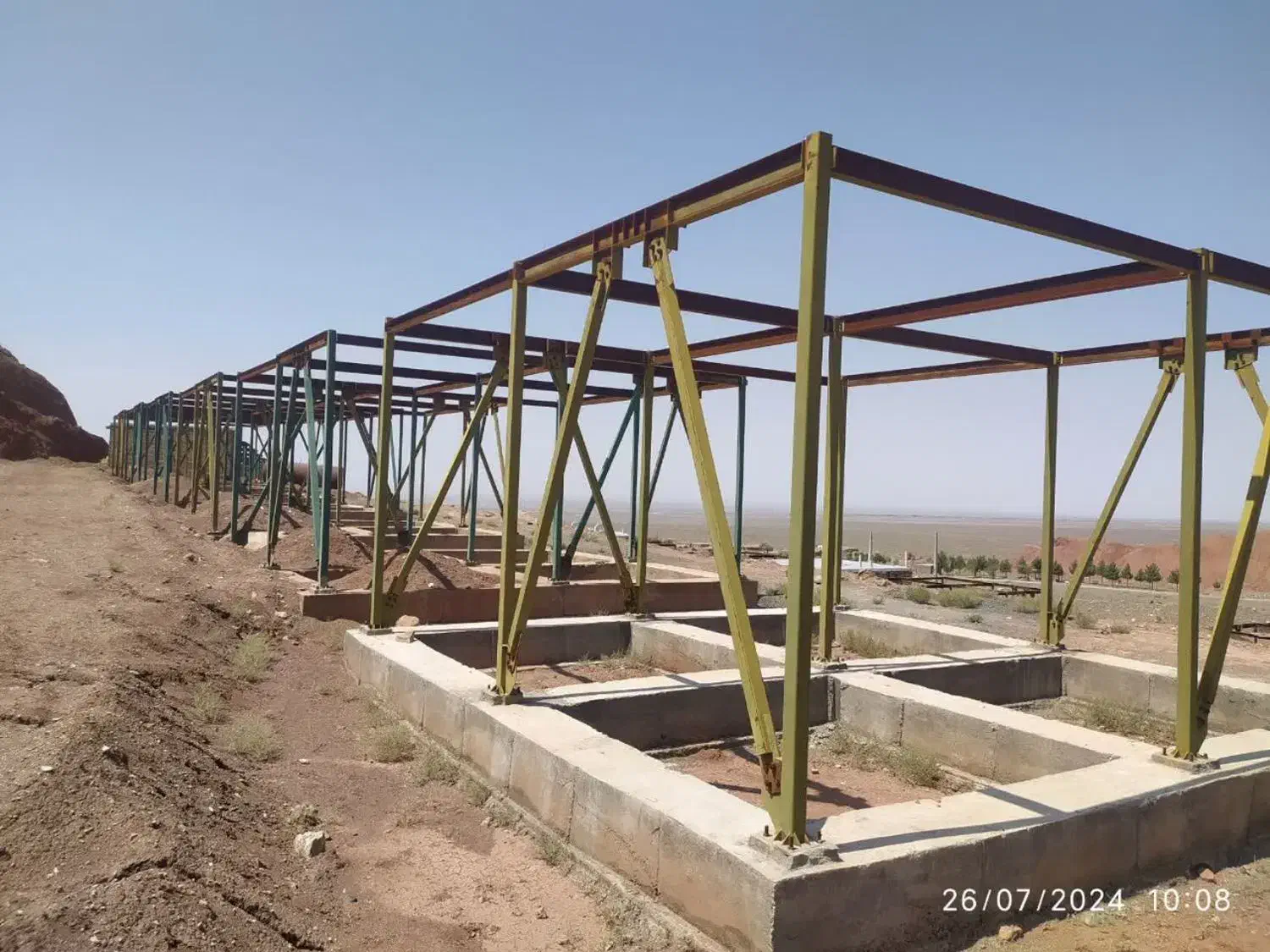 اسکلت فلزی پیچ و مهره ای|مصالح و تجهیزات ساختمان|داورزن, |دیوار