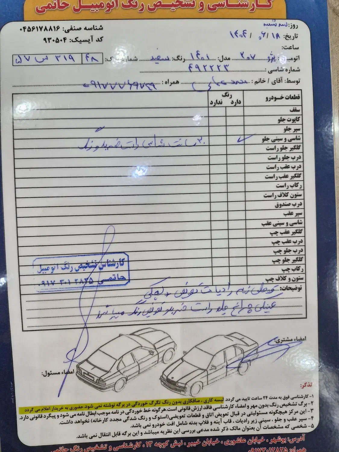 ۲۰۷ پانا TU5 مدل ۱۴۰۱|خودرو سواری و وانت|بوشهر, |دیوار