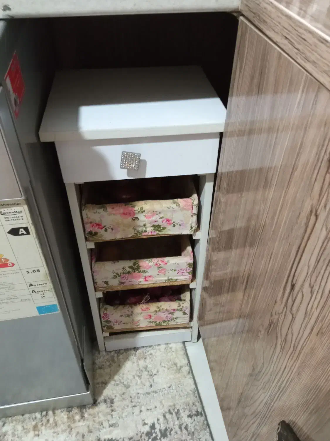 سبد سیب زمینی پیاز ام دی اف نو|مبلمان خانگی و میز عسلی|طرقبه, |دیوار