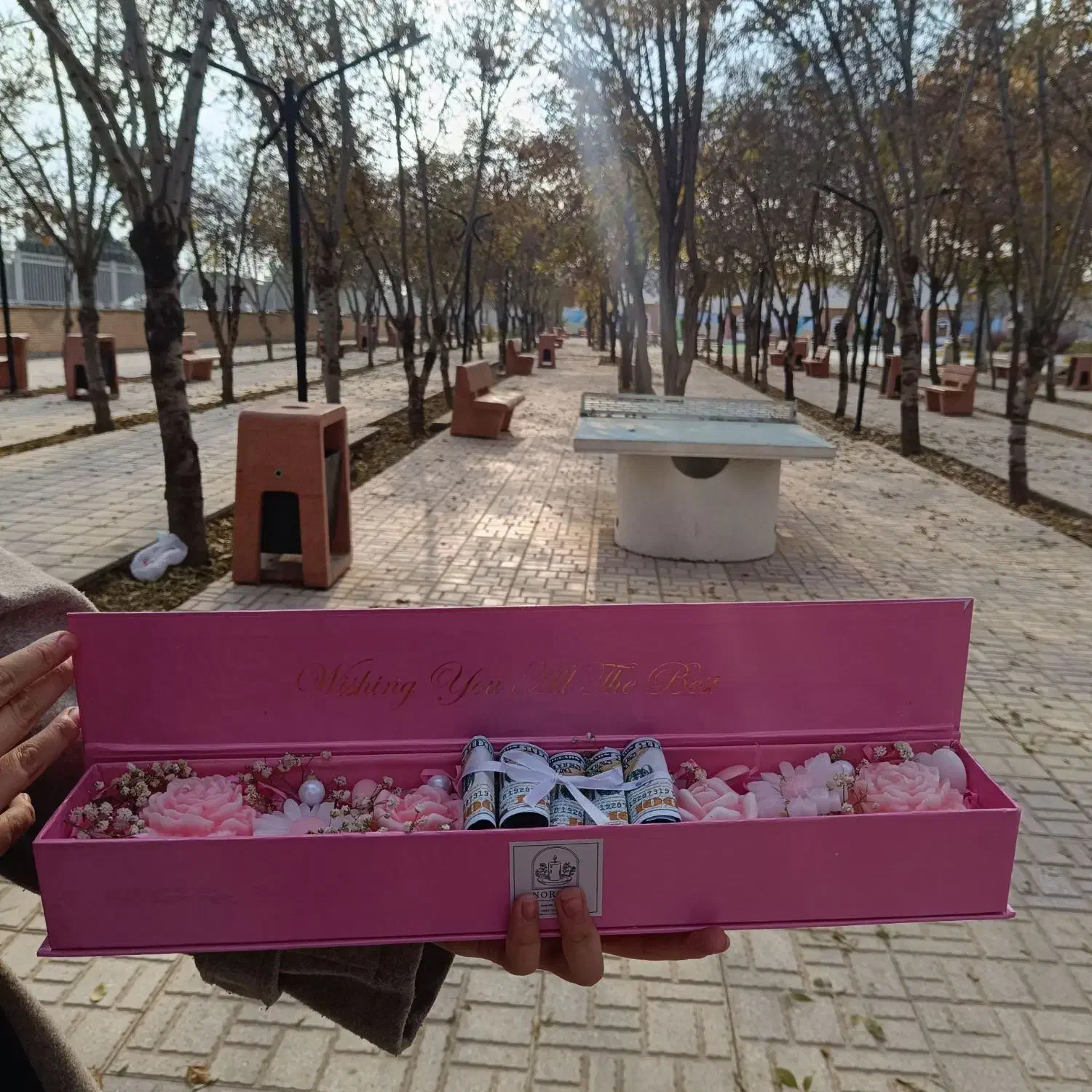 باکس گل شمع روز مادر|صنایع دستی و سایر لوازم تزئینی|تاکستان, |دیوار