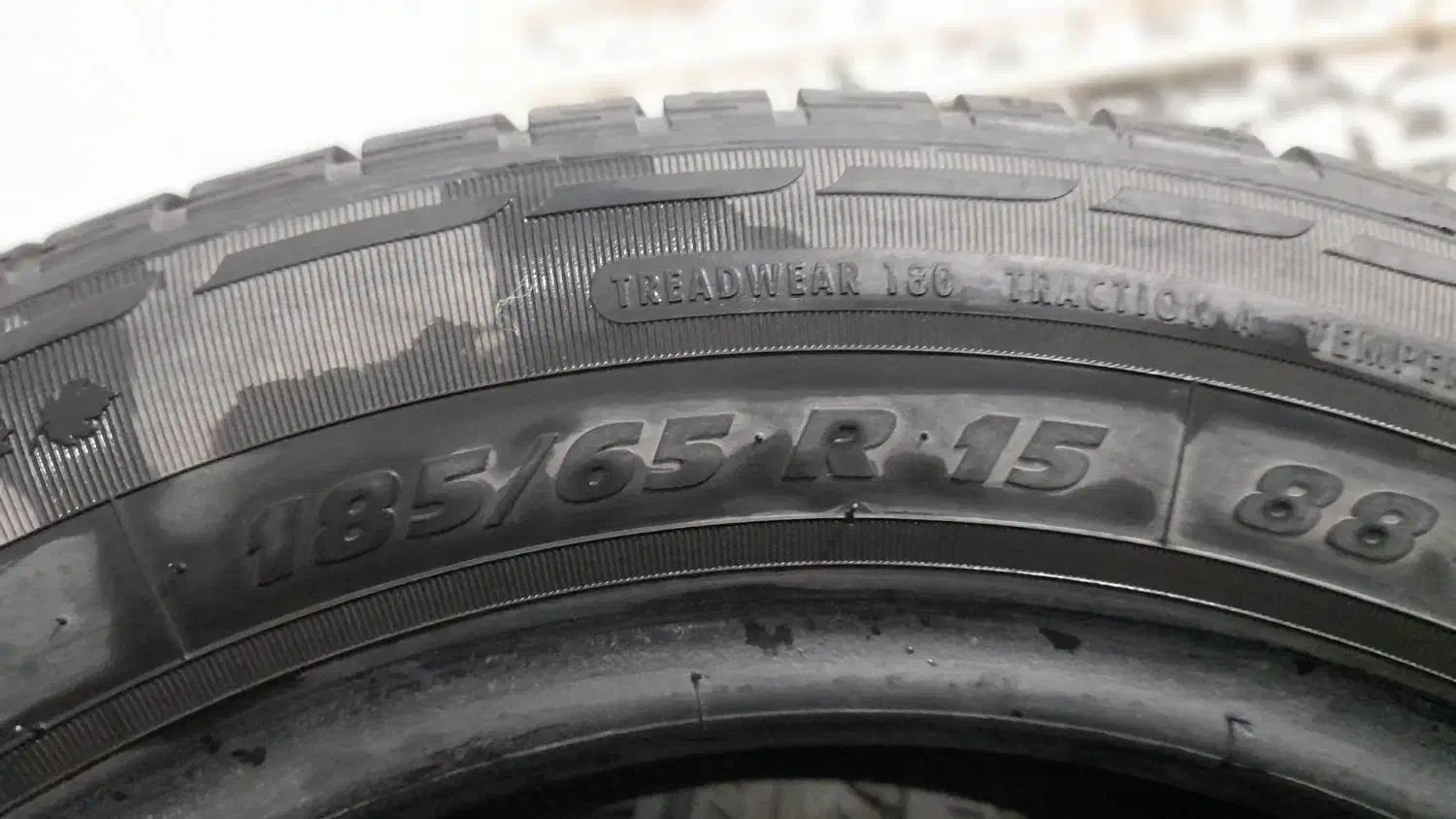 فروش ۴ حلقه لاستیک سمند سایز ۱۸۵|قطعات یدکی و لوازم جانبی|آمل, |دیوار