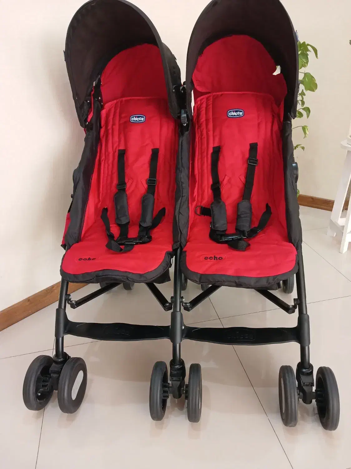 کالسکه عصایی دوقلو چیکو|کالسکه و لوازم جانبی|مشهد, خاتم الانبیا|دیوار