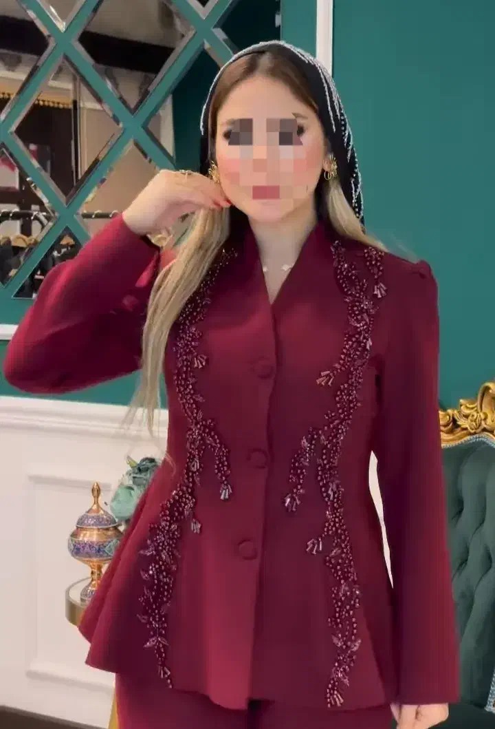 کت شلوار مجلسی جواهردوزی شده|لباس|تهران, فرمانیه|دیوار