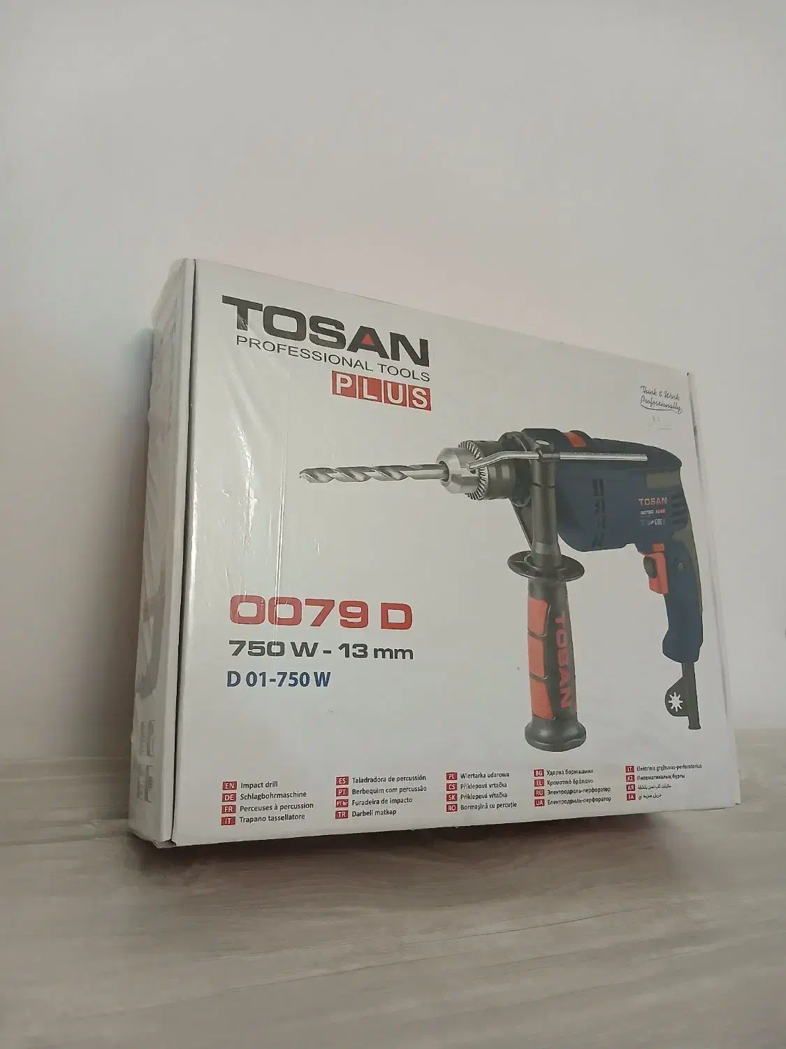 دریل سایز 13 توسن پلاس 750 وات مدل 0079D|ابزارآلات|همدان, |دیوار
