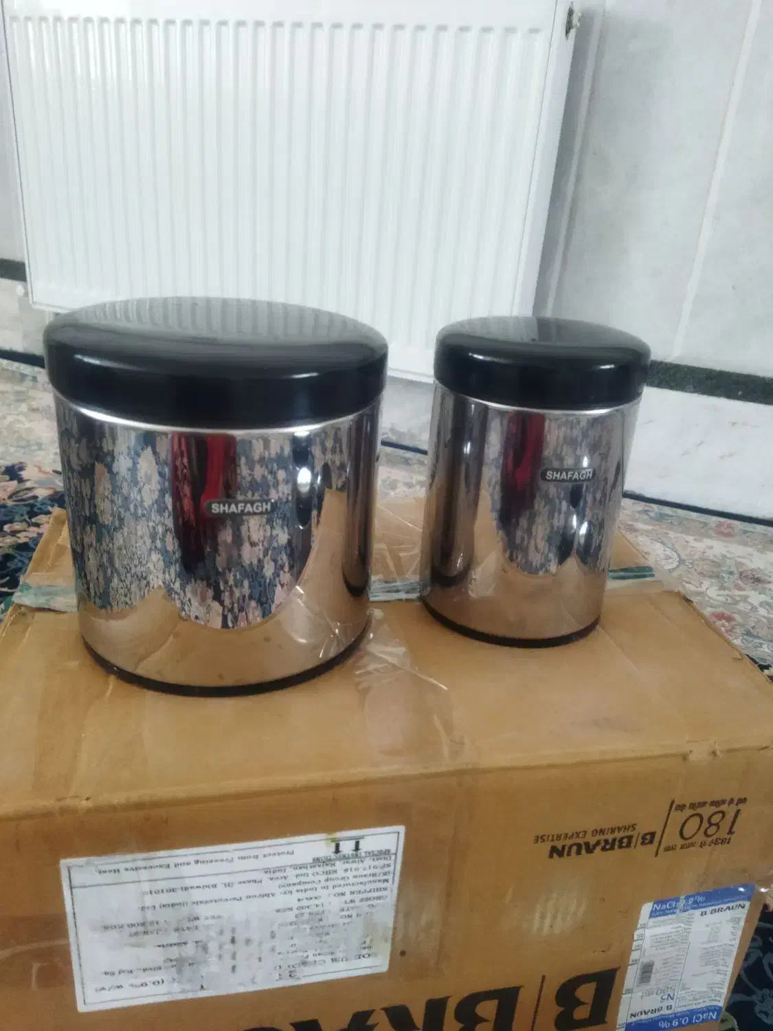 جا حبوباتی استیل اصل|ظروف نگهدارنده، پلاستیکی، یک‌بارمصرف|زاهدان, |دیوار